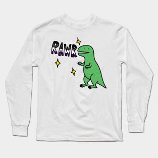 Rawr dinosaur Long Sleeve T-Shirt